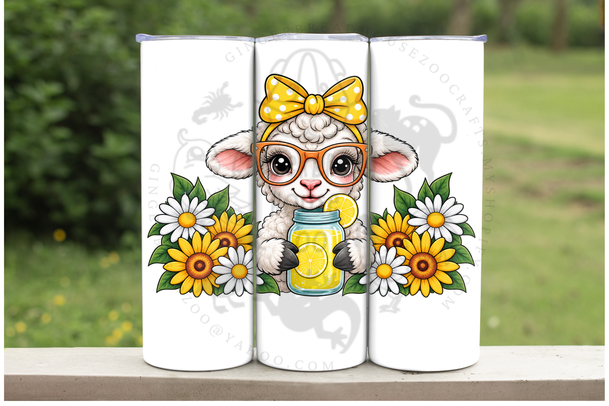 Cute Sheep or Turkey Tumbler