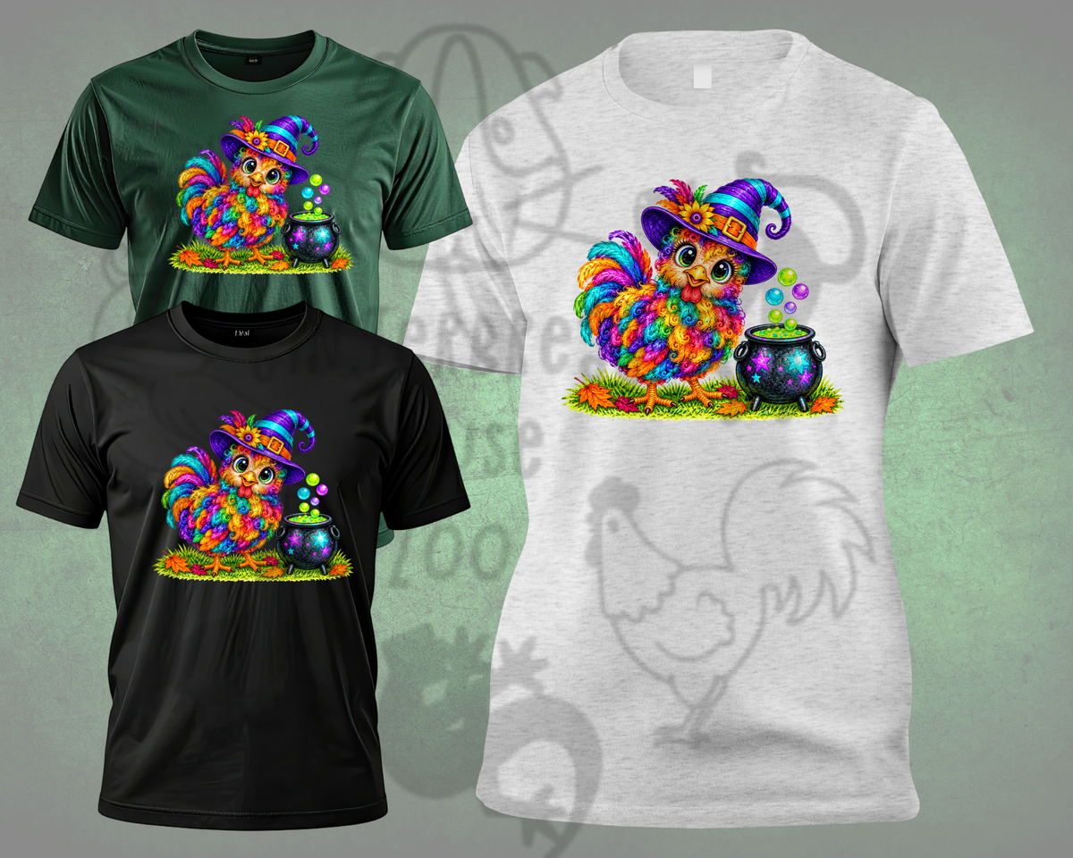 Witchy Rainbow Chicken - Old McDarling's PREORDER