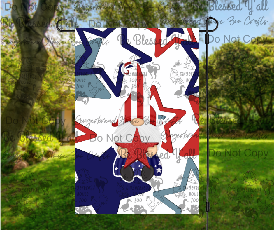 Patriotic Garden Flags Set 1