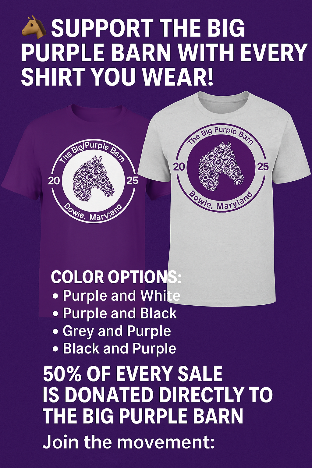 Big Purple Barn Zentangle Shirt