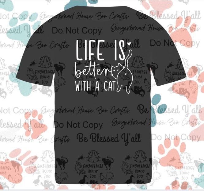 Life is Better With Cats - Version Two