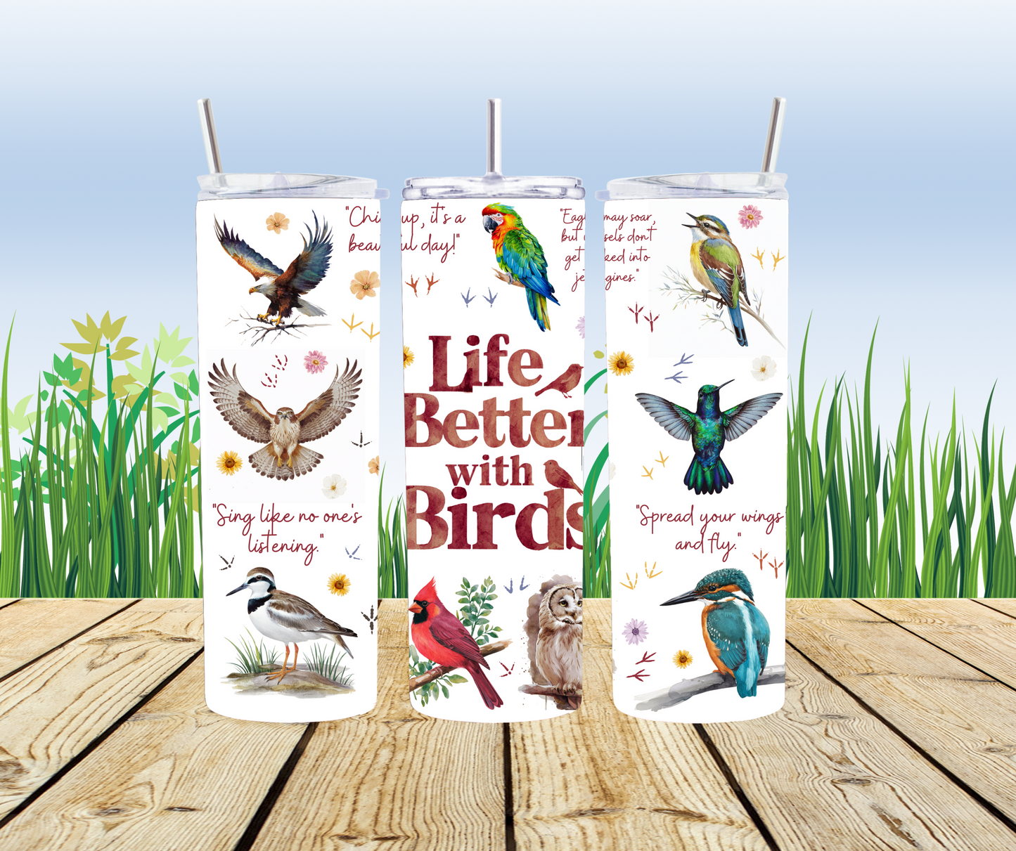 Life Is Better With Birds - To support Furever Feathers Parrot Rescue