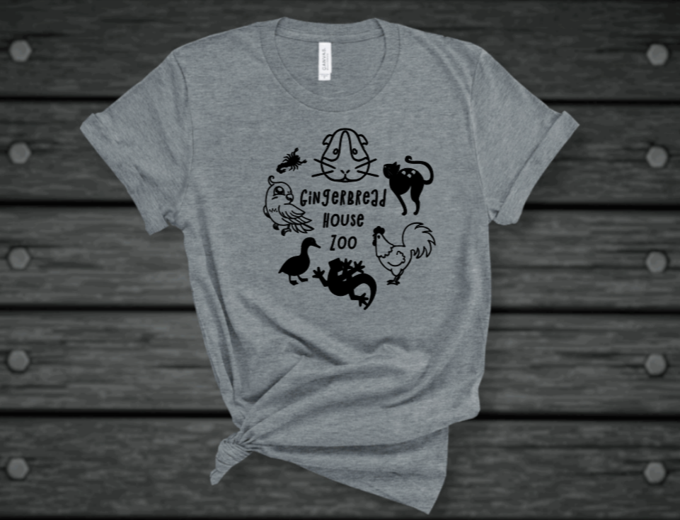 Gingerbread House Zoo Logo Shirt
