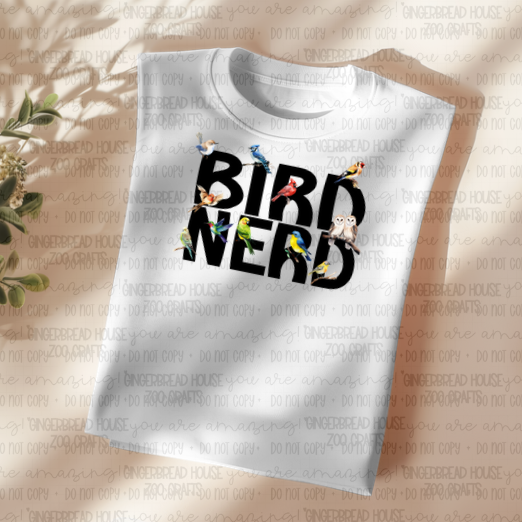 Bird Nerd T-Shirt – Cute Bird Lover Design