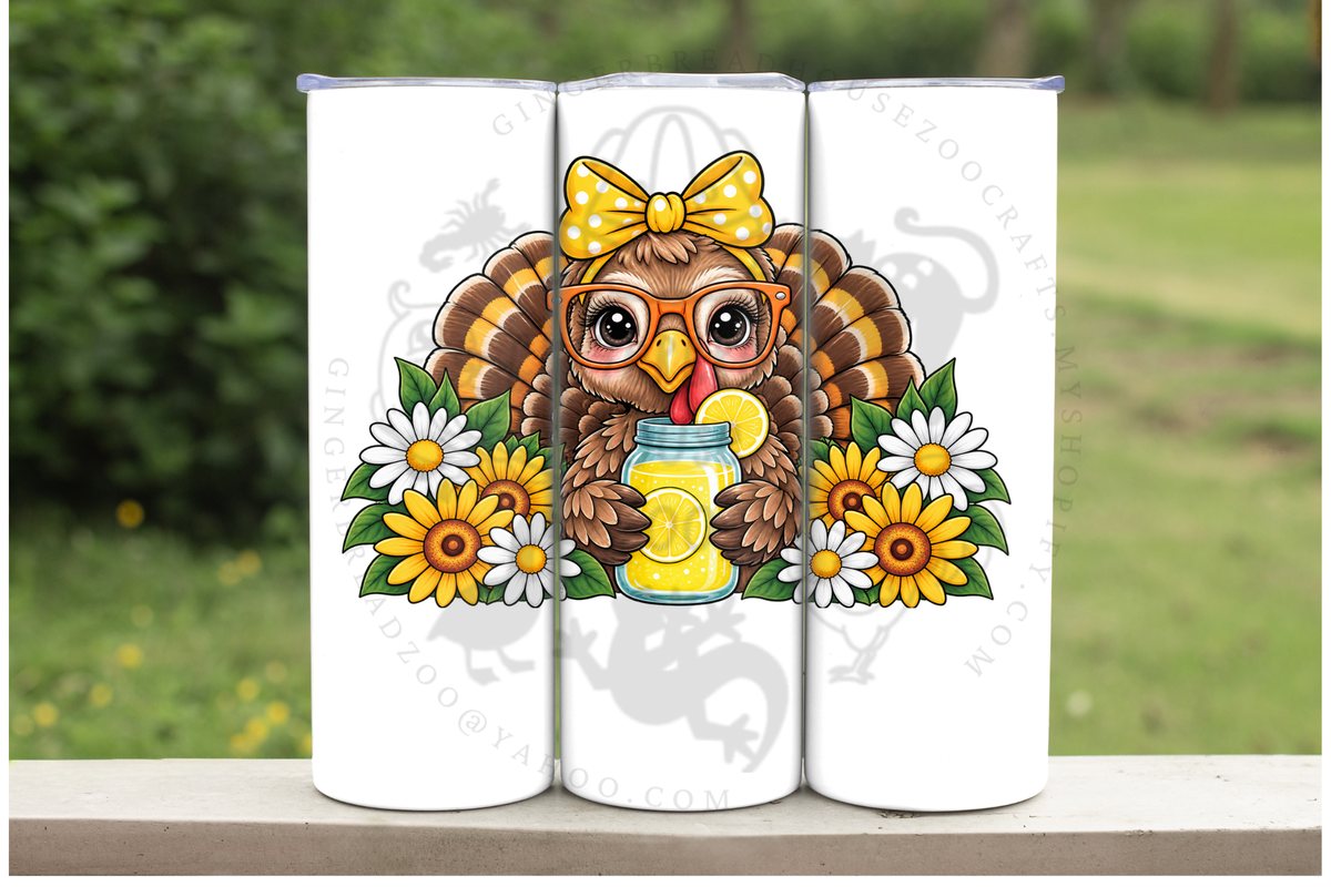 Cute Sheep or Turkey Tumbler