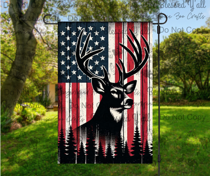 Patriotic Garden Flags Set 1