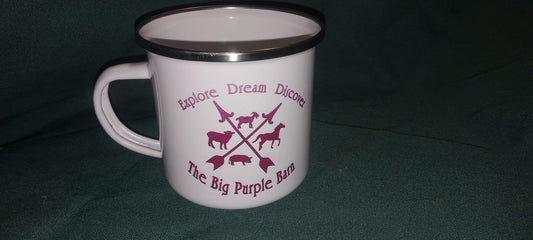 Explore Dream Discover Enamel Cup