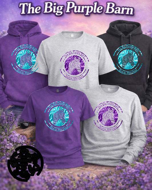 Big Purple Barn Zentangle Shirt