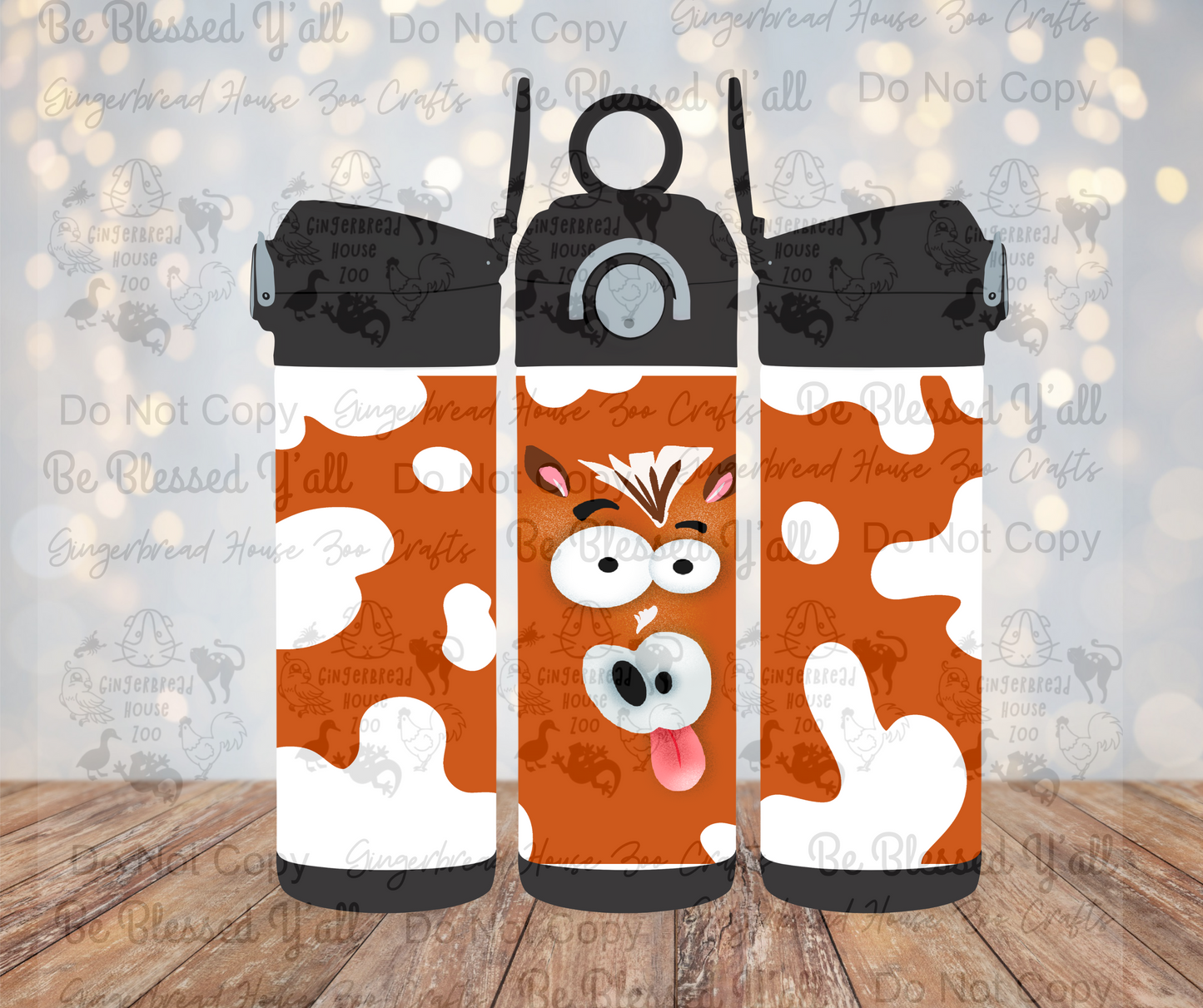 Funny Face Farm Animal Tumbler