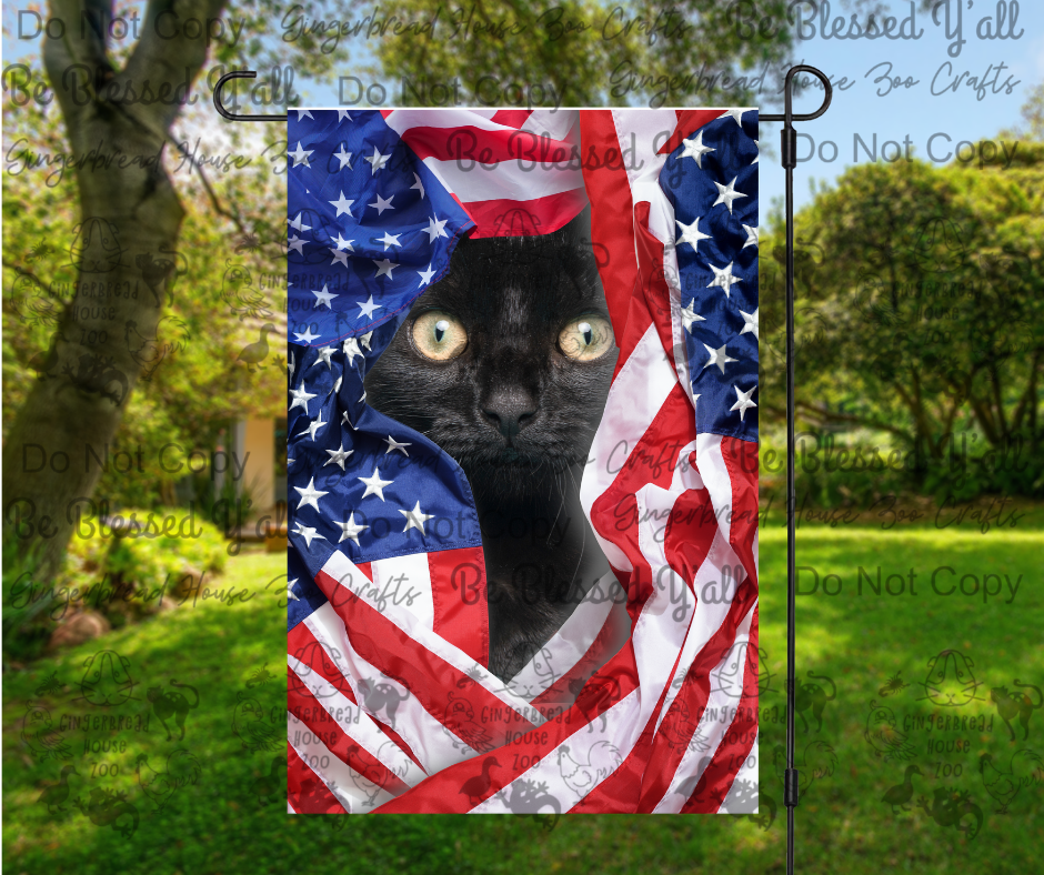 Patriotic Garden Flags Set 1