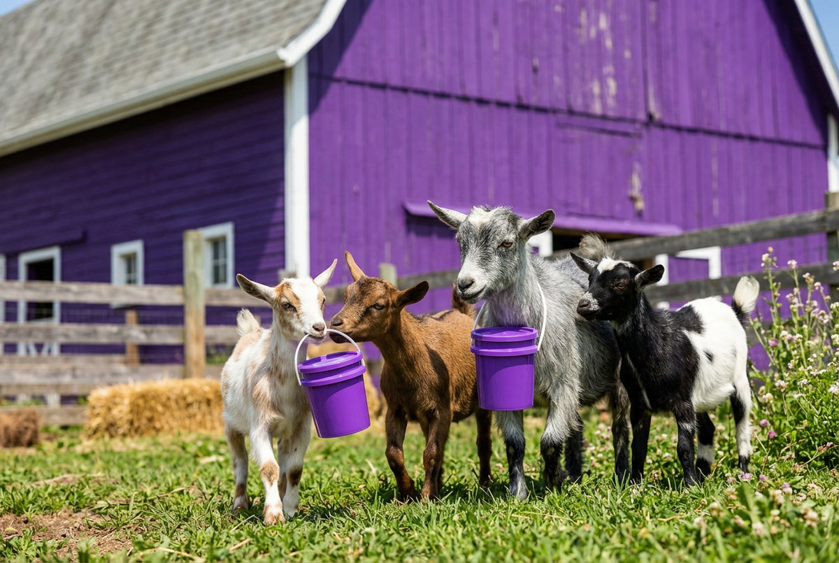 Big Purple Barn Mini Bucket