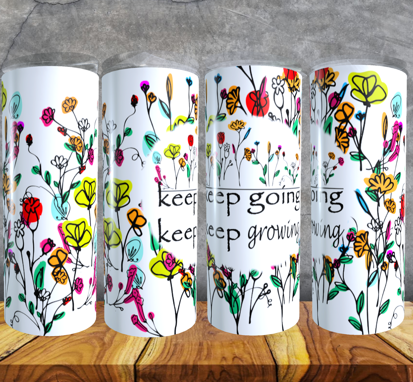 Keep Going, Keep Growing Tumbler - 20 ounce