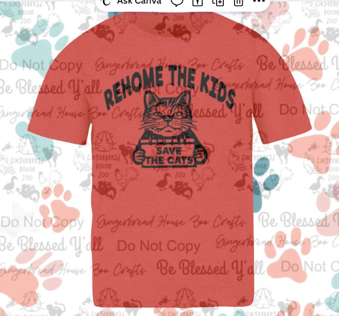 Rehome the kids!  Save The Cats