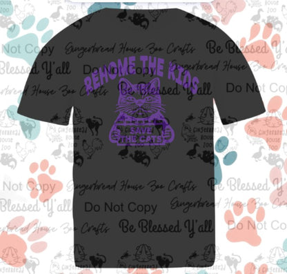 Rehome the kids!  Save The Cats