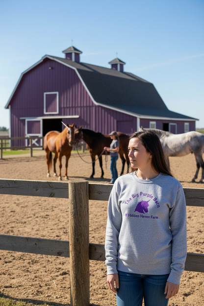 Big Purple Barn Unicorn @Hidden Haven