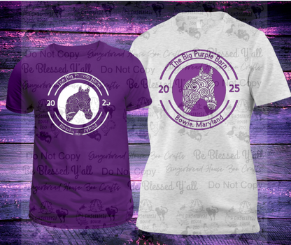 Big Purple Barn Zentangle Shirt