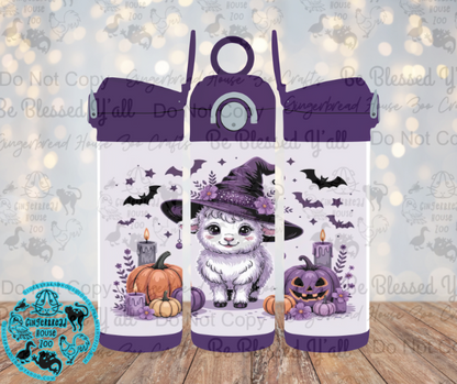 Big Purple Barn Halloween Sheep Tumbler