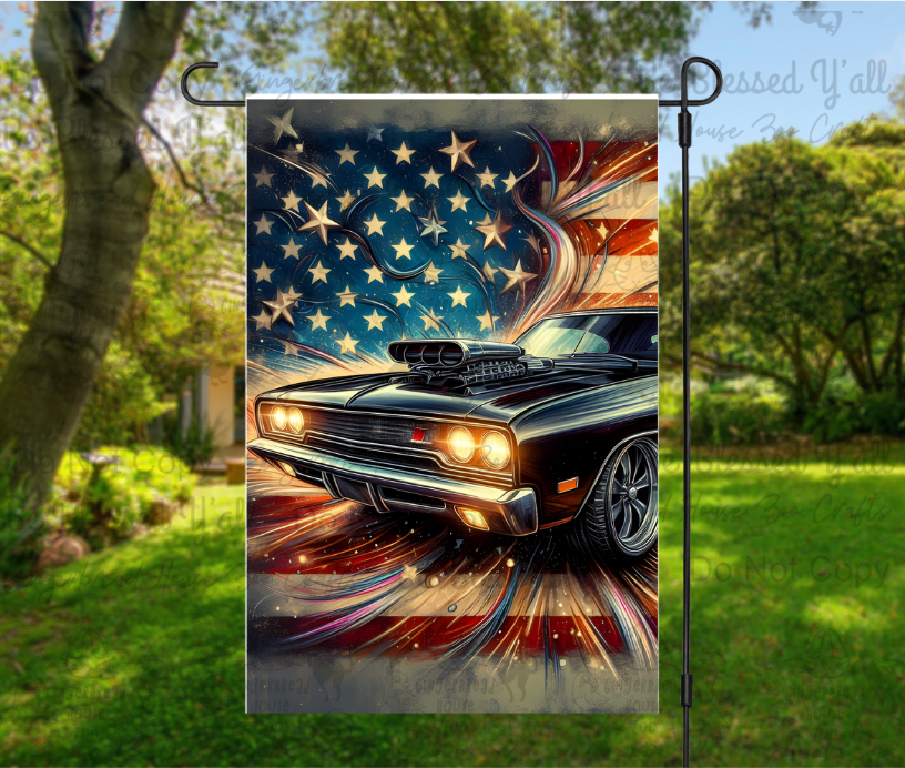 SoCo Car Channel Garden Flags