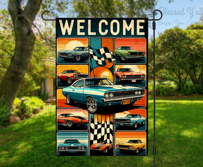 SoCo Car Channel Garden Flags