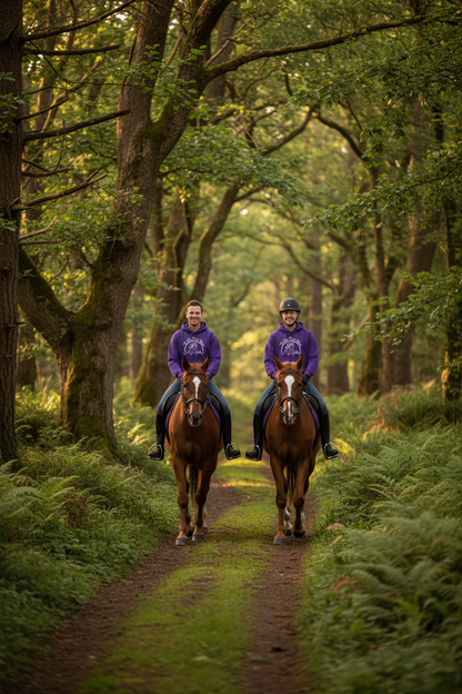 Big Purple Barn Horse Heartbeat