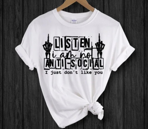 Listen I Am Not Ant-Social